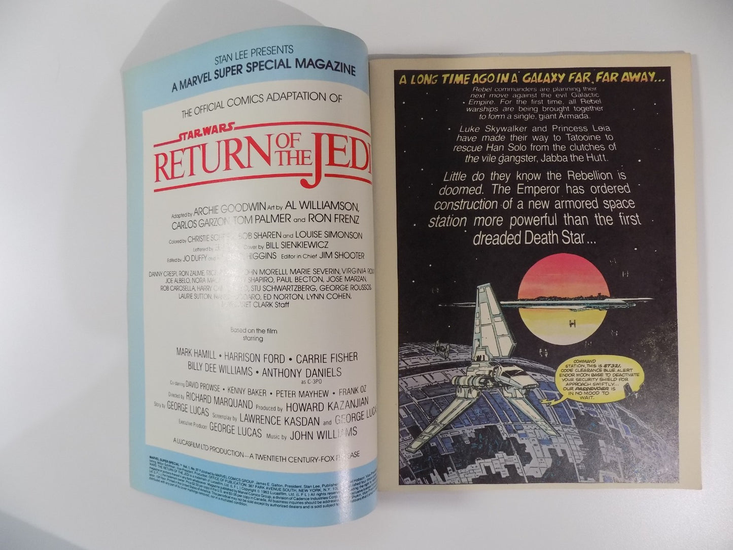 Marvel Super Special #27 Star Wars Return o/t Jedi 1983 Very Fine/Near Mint