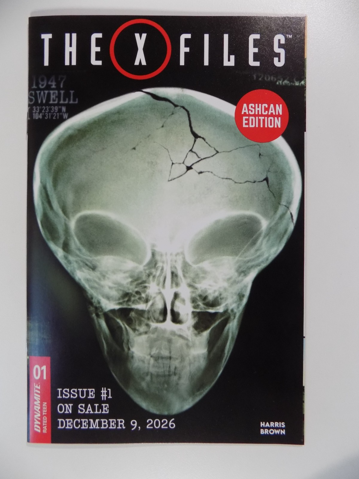 The X Files #1 Ashcan Edition Dynamite Comic 2026