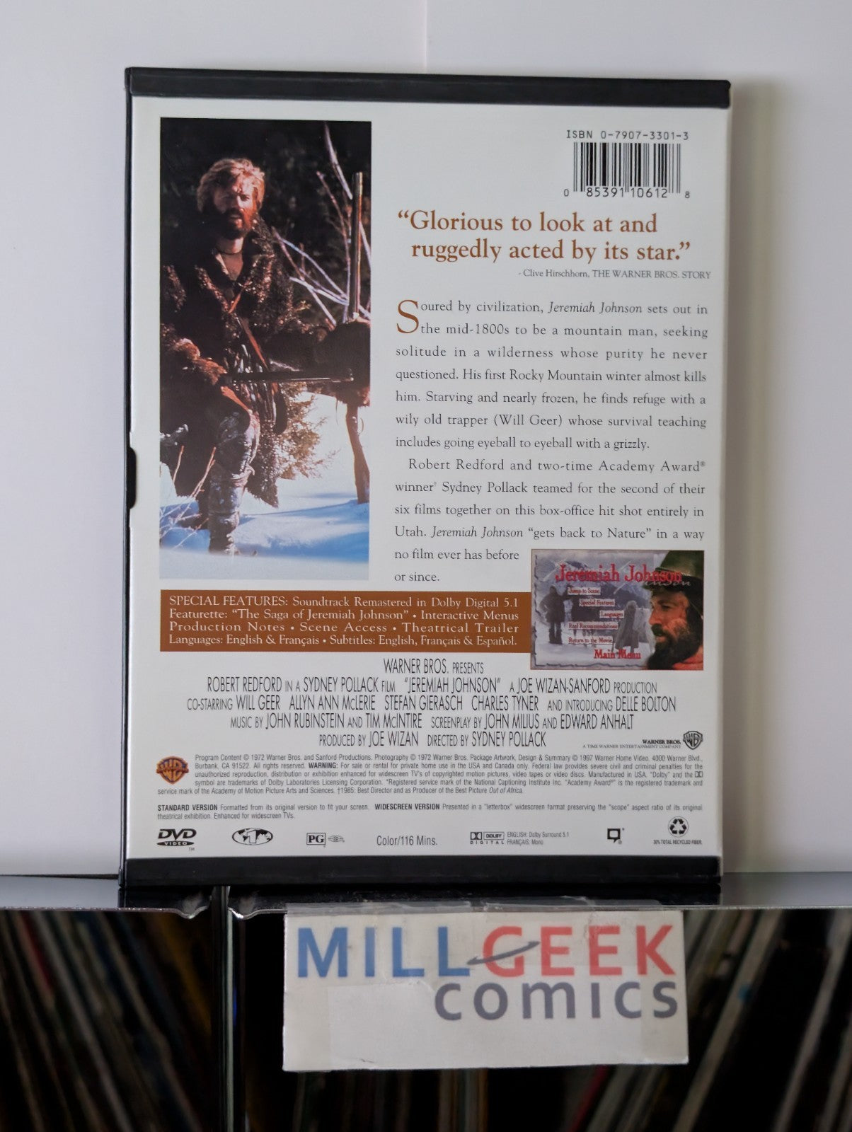 Jeremiah Johnson - Robert Redford, Sydney Pollack (DVD) -JD