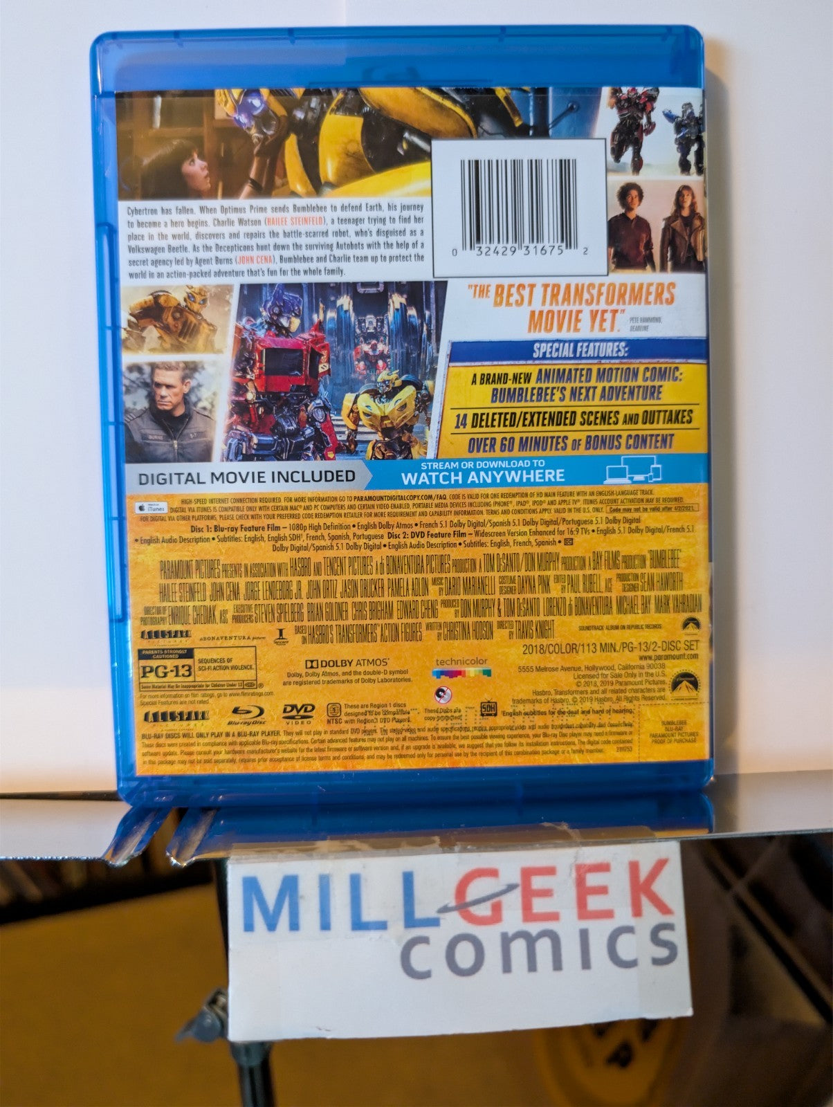 Bublebee, Hailee Steinfeld & John Cena (Blu-Ray) -JD