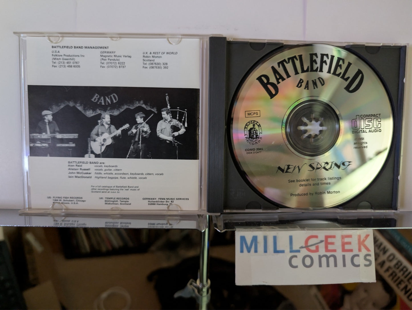 Battlefield Band 2 CD Lot (New Spring, Time & Tide) -JD
