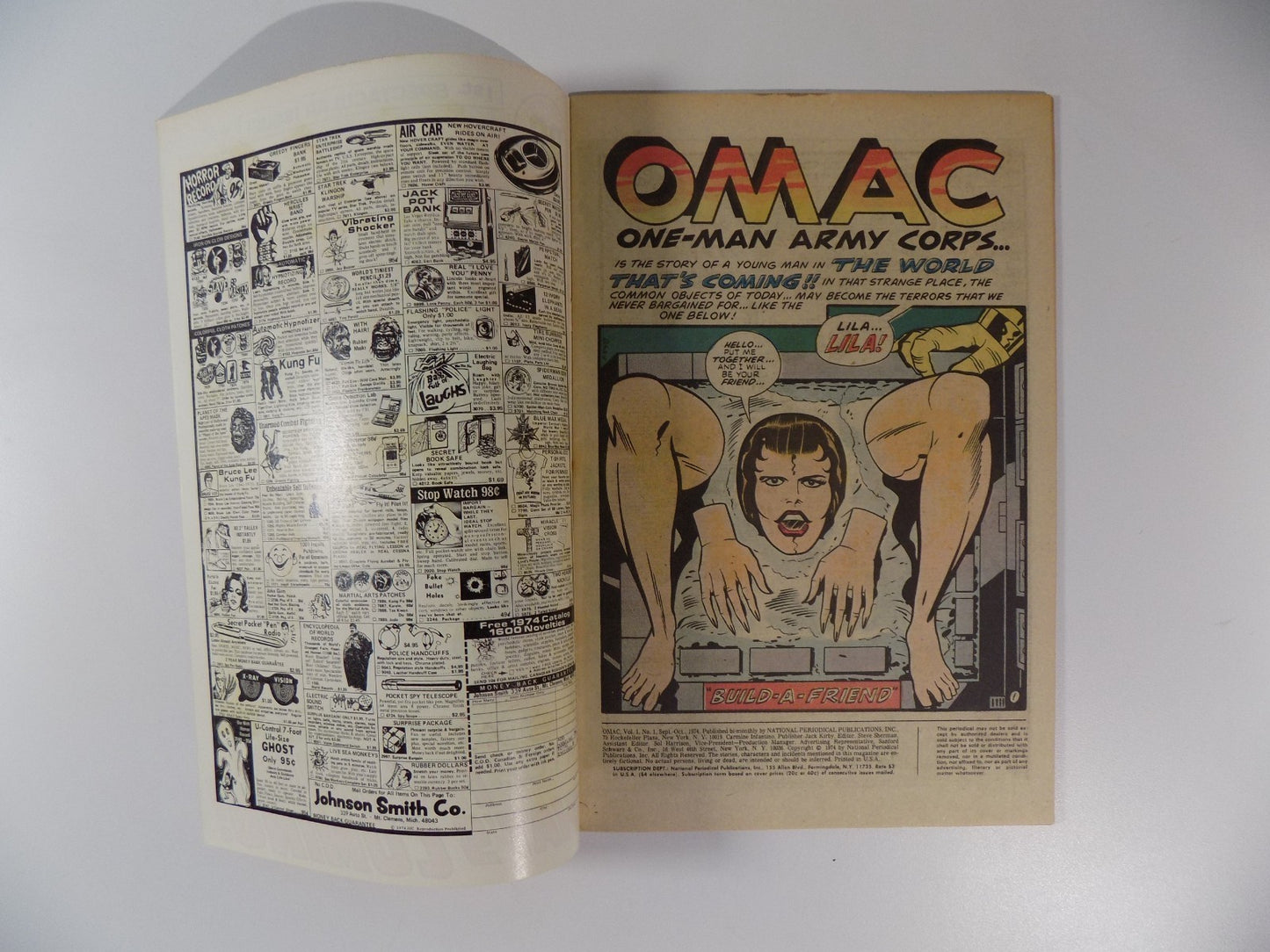 OMAC #1 DC Comic October 1974 Very Fine