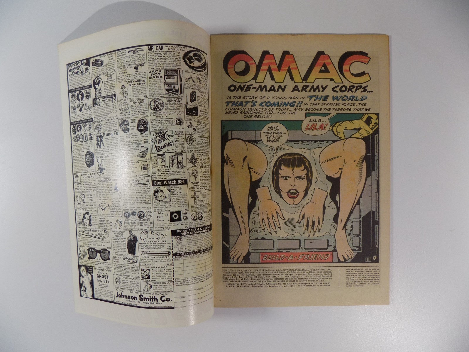OMAC #1 DC Comic October 1974 Very Fine
