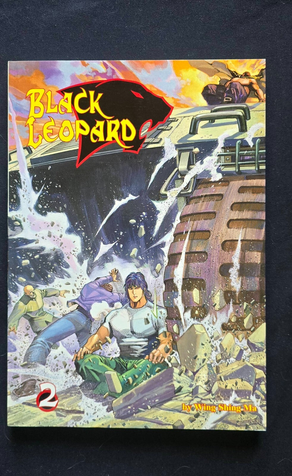 Black Leopard Volumes 1 & 2 By Wing Shing Ma 1st Editions 2003 Hong Kong Comic