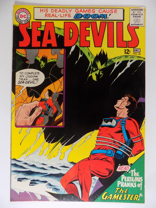 Sea Devils #26 DC Comic December 1965 Fine/Very Fine