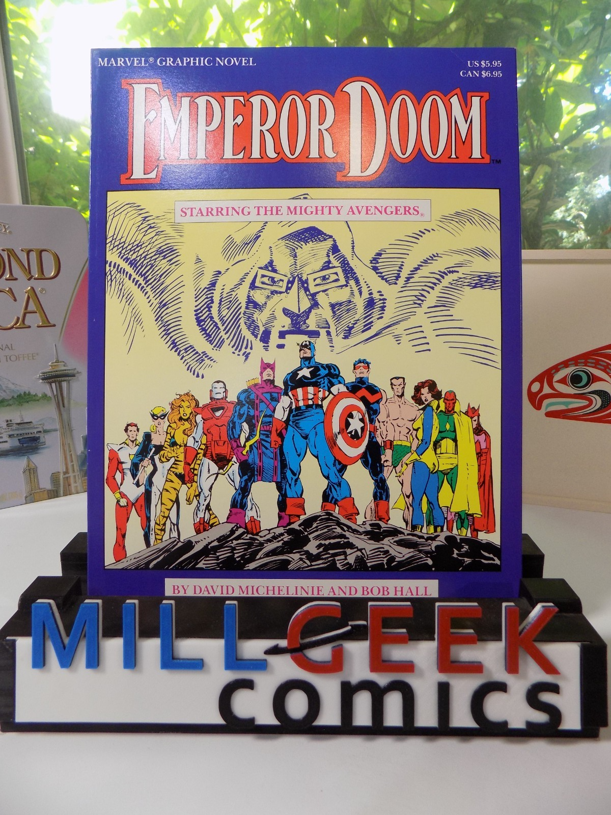 Emperor Doom Marvel Graphic Novel #27 First Print Near Mint- 1987