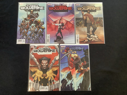 X Lives of Wolverine #1-5 Complete Comic Set, Marvel, Benjamin Percy, 2022