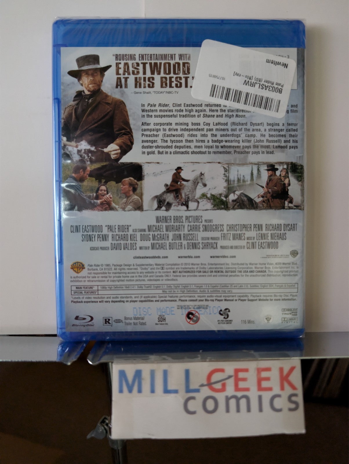 Pale Rider / Unforgiven / The Outlaw Josey Wales, 3 Clint Eastwood (Blu-Ray) -JD