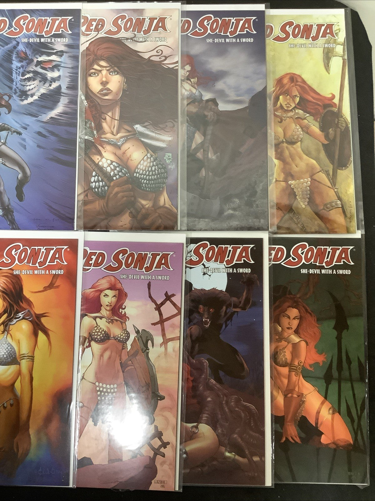Red Sonja #1-50 + Annual #1-2 + Giant #1-2 + Cover Gallery #1 Comic Lot, See Pic