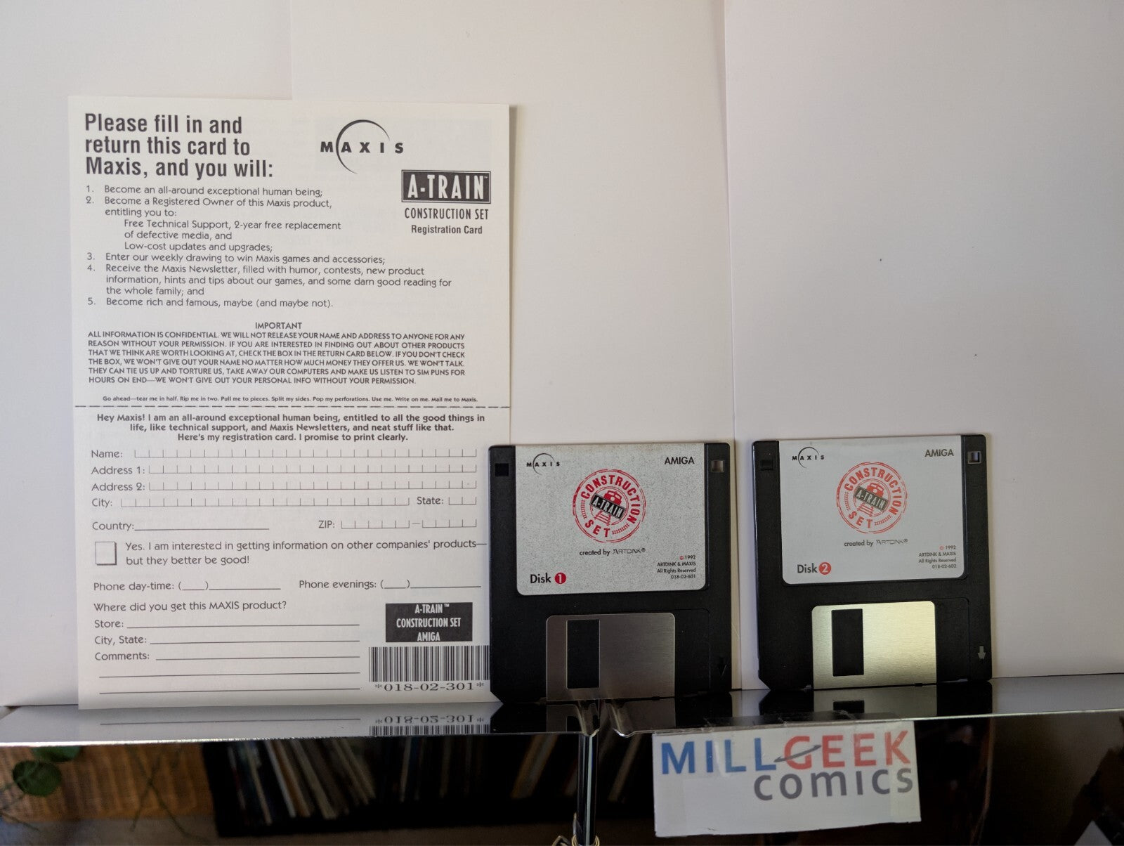 A-Train Construction Set (Amiga 3.5") Complete Big Box -JD