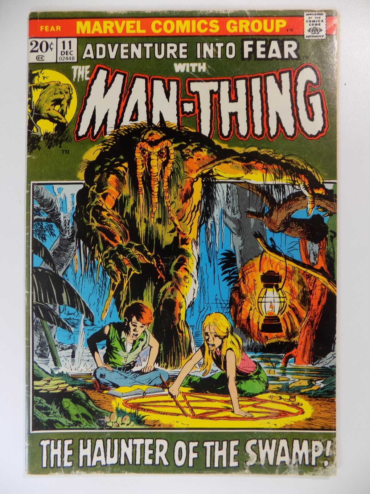 Adventure Into Fear #11 Man-Thing Marvel Comic December 1972 Fine-