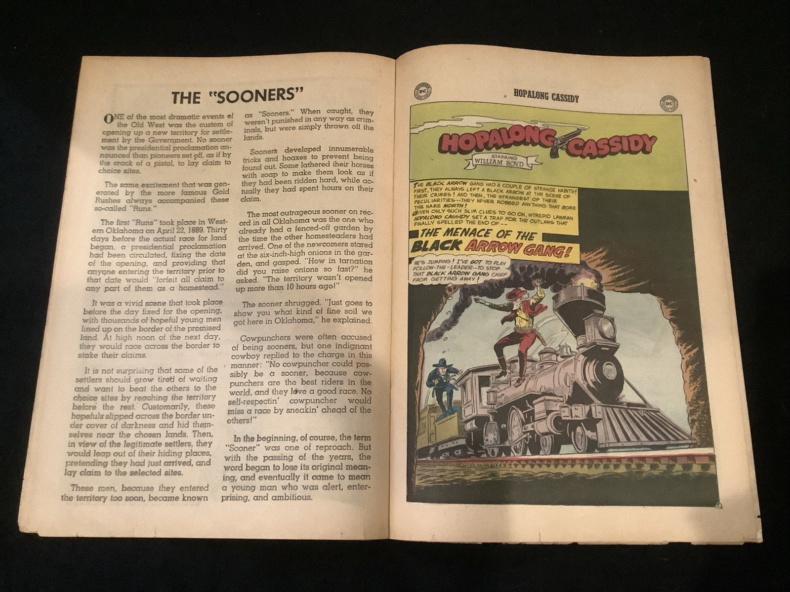 Hopalong Cassidy #122 (March 1957) F- (5.5) William Boyd, Rocking Horse Bandits