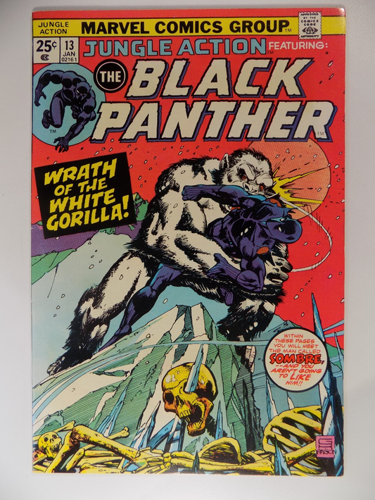 Jungle Action #13 Marvel Comic January 1975 Very Fine