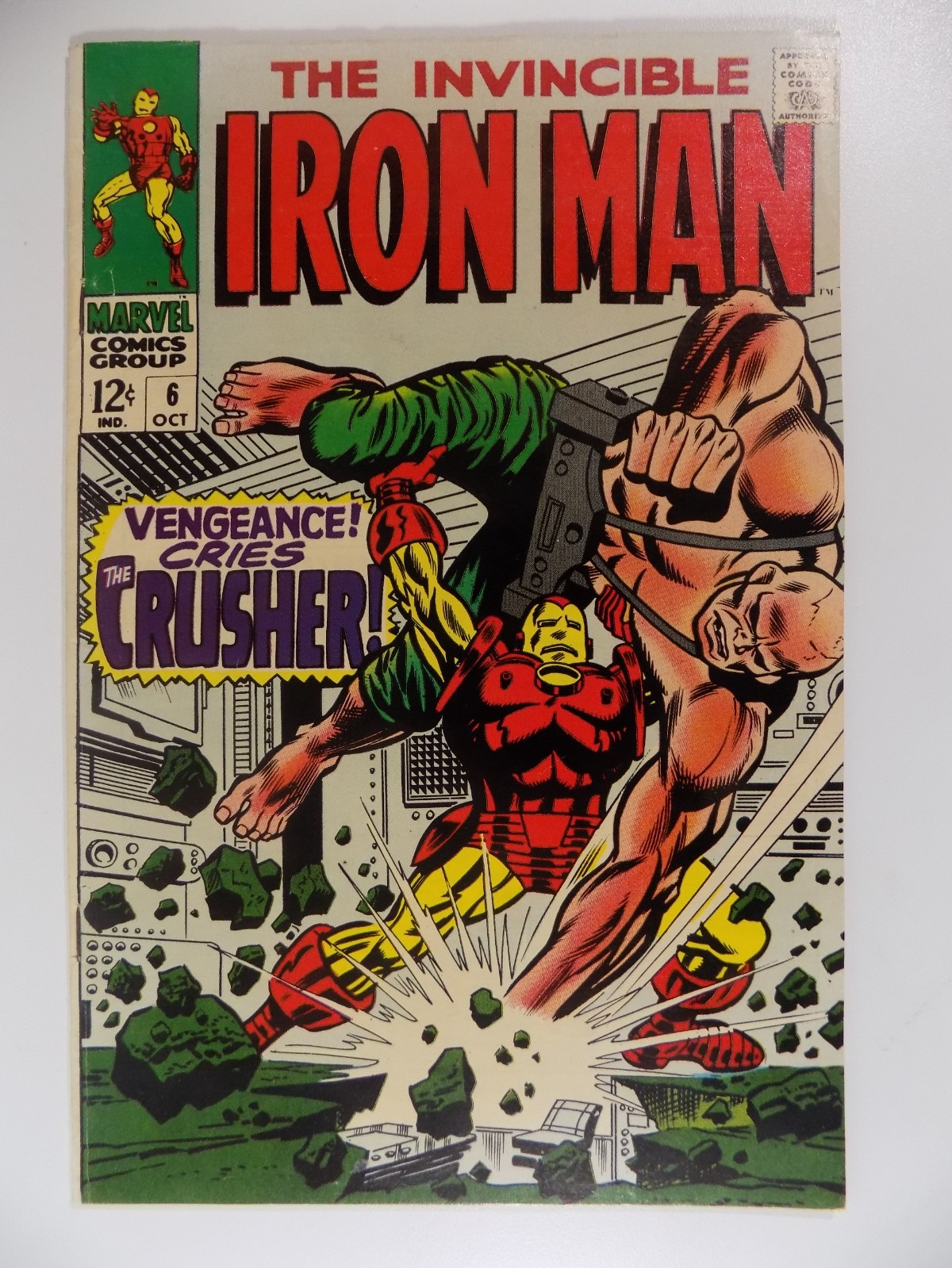 Iron Man #6 Marvel Comic October 1968 Fine+
