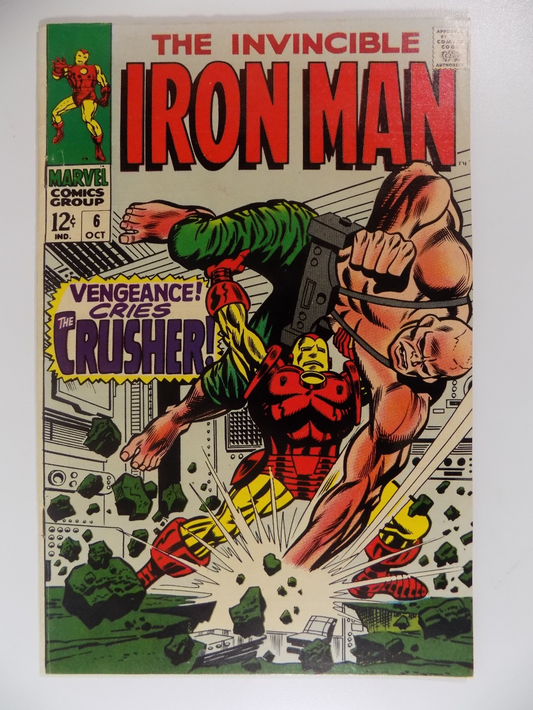 Iron Man #6 Marvel Comic October 1968 Fine+