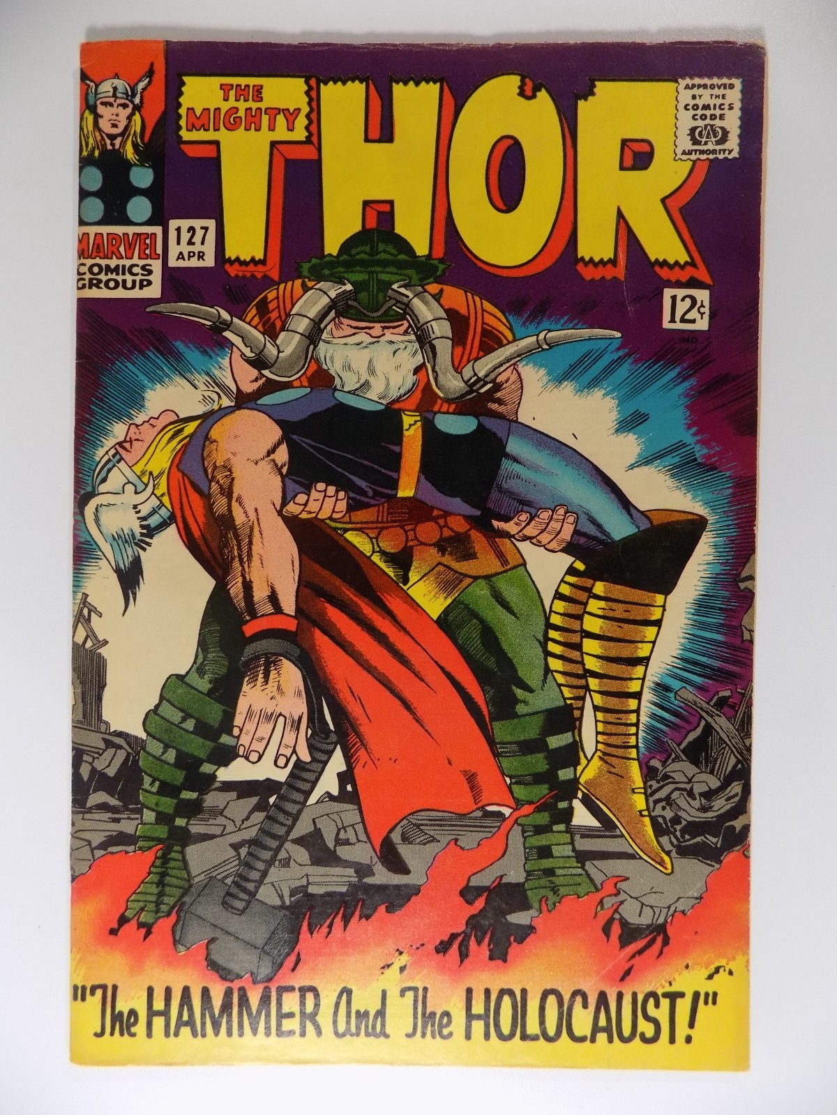 Thor #127 Marvel Comic April 1966 Fine-