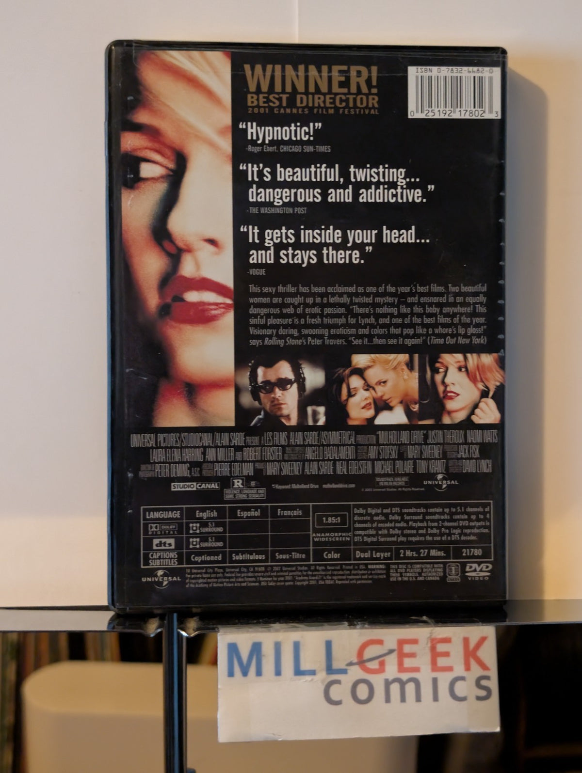 A Clockwork Orange / Mulholland Dr. - 2 Movie Set (DVD) -JD