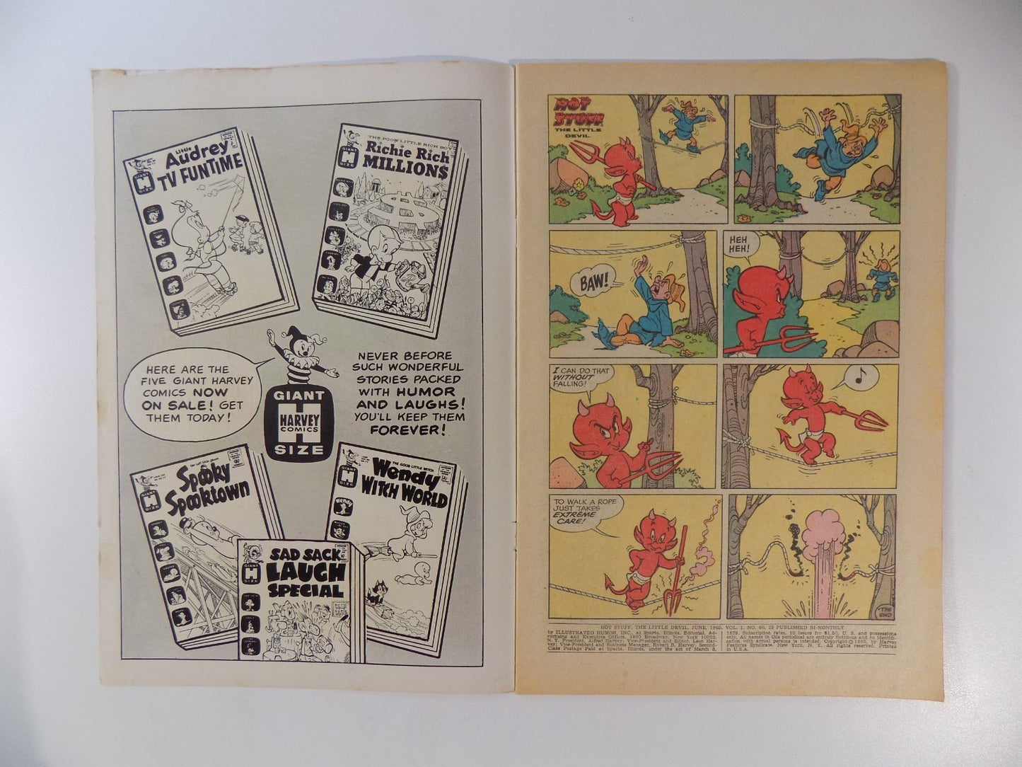 Hot Stuff #66 Harvey Comic June 1965 Fine+