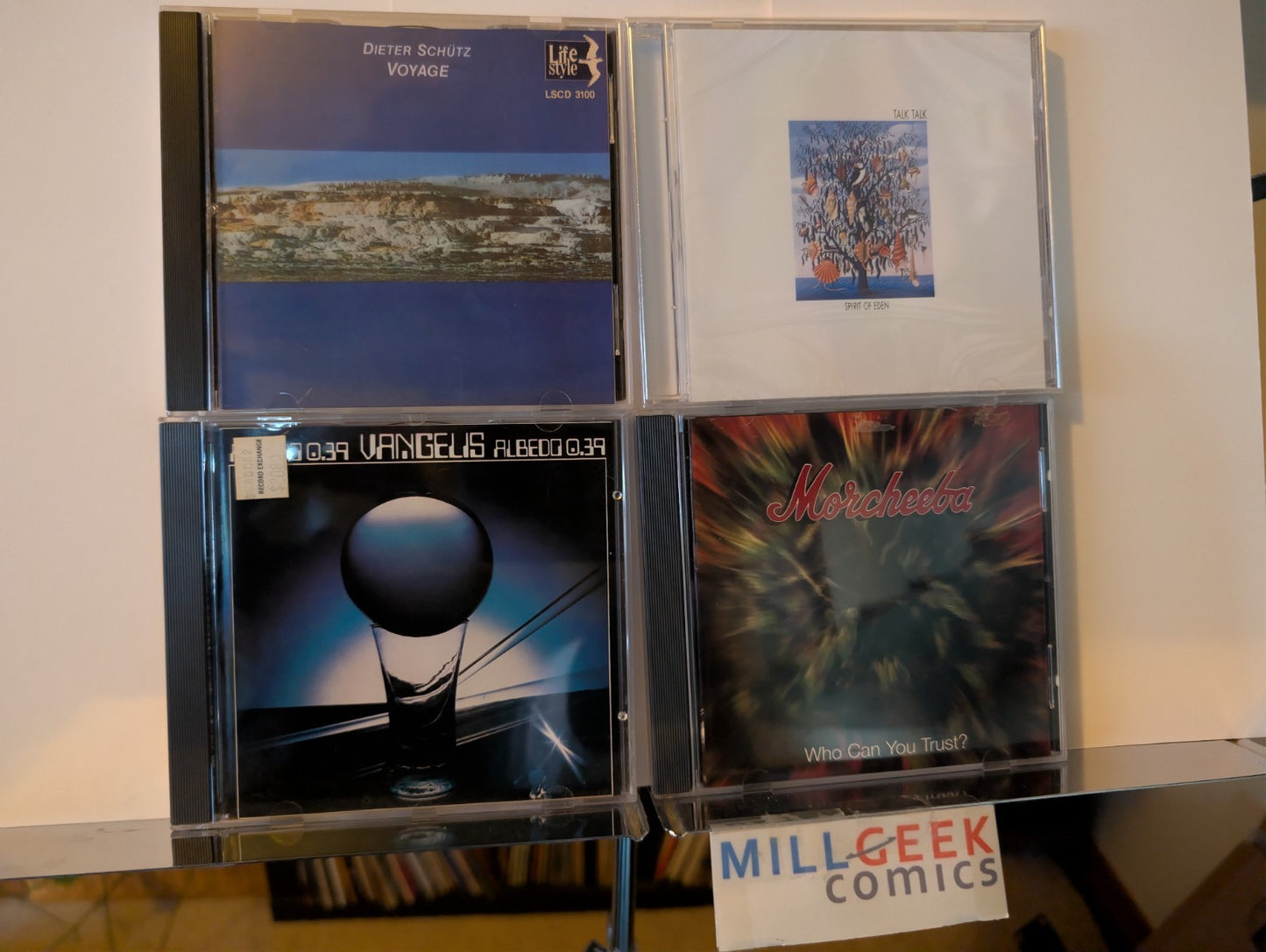 Electronic 4 CD lot (Dieter Schutz, Talk Talk, Vangelis, Morcheeba) -JD