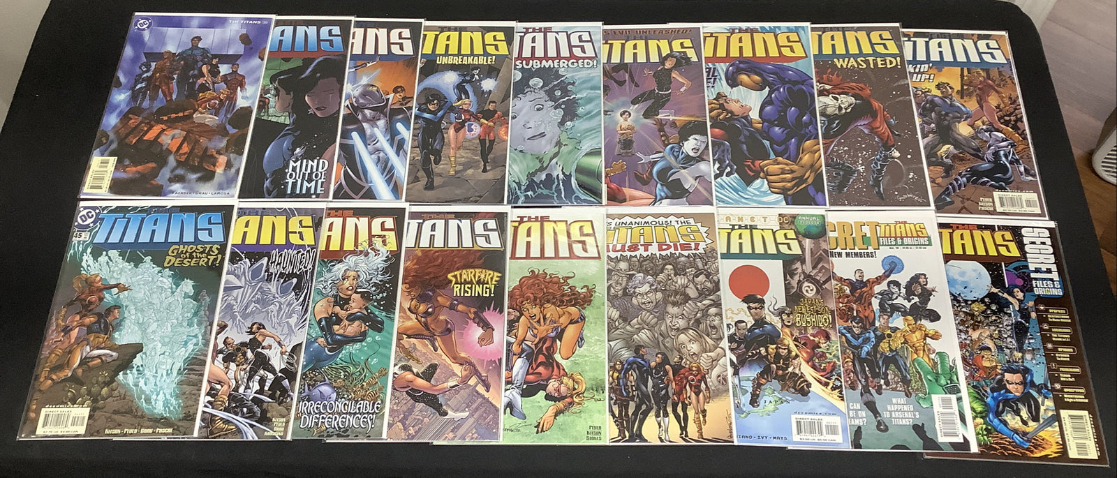 The Titans #1-50 + Annual 1 + Secret Files 1-2 Complete Set, Double Cover #1’s