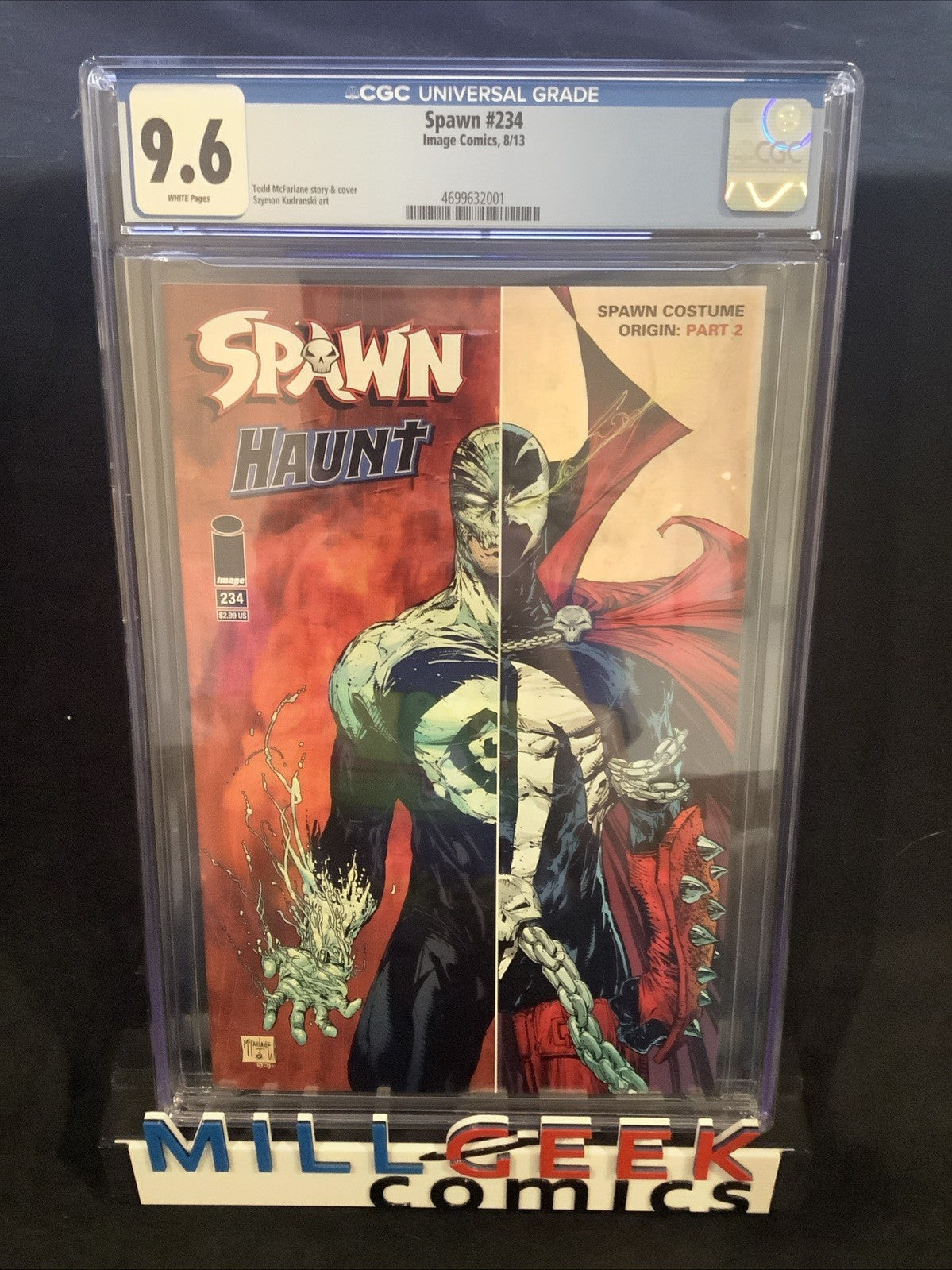 Spawn #234 ( Image Comics) CGC Graded 9.6 (NM+) White Pages, Low Print Run, 2013