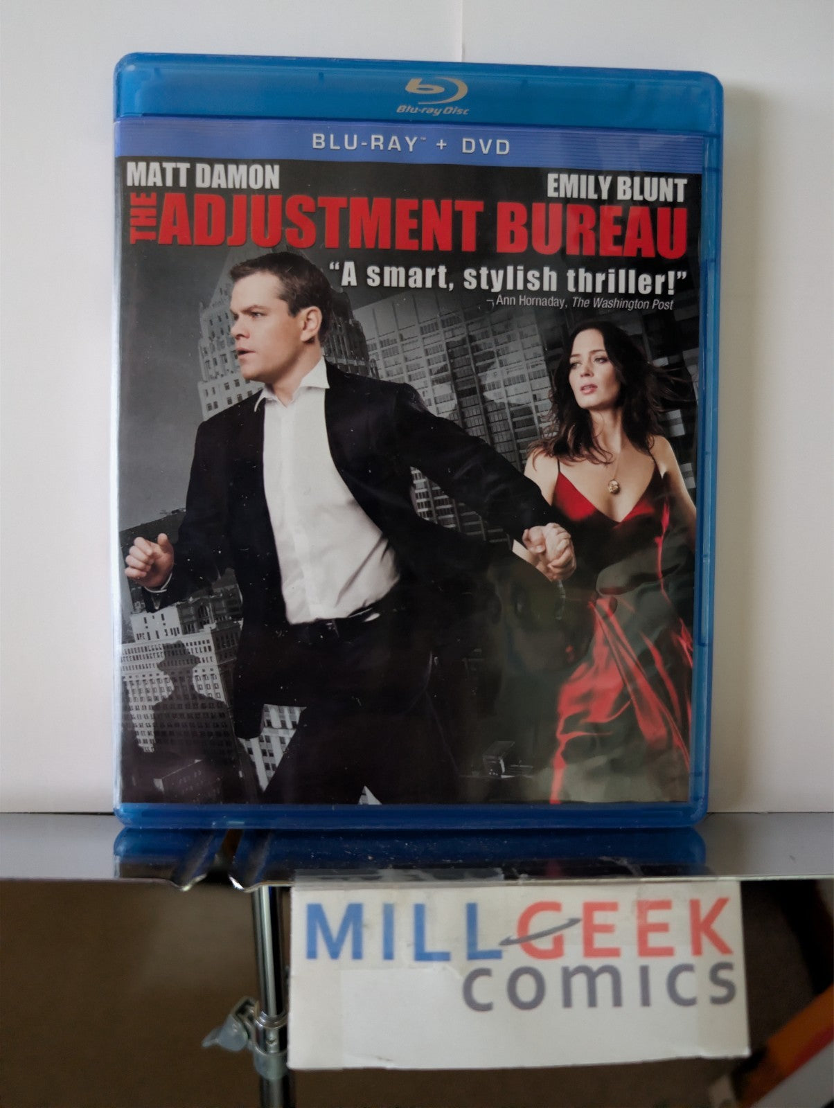 The Adjustment Bureau / A Quiet Place, 2 Emily Blunt Movies (Blu-ray) -JD