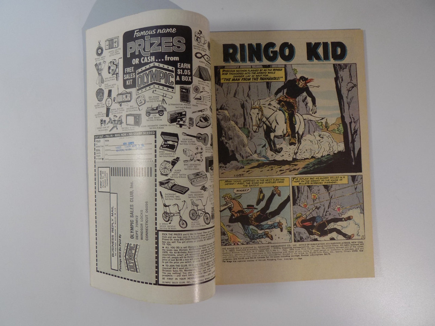 Ringo Kid #3 Marvel Comic May 1970 Very Fine+