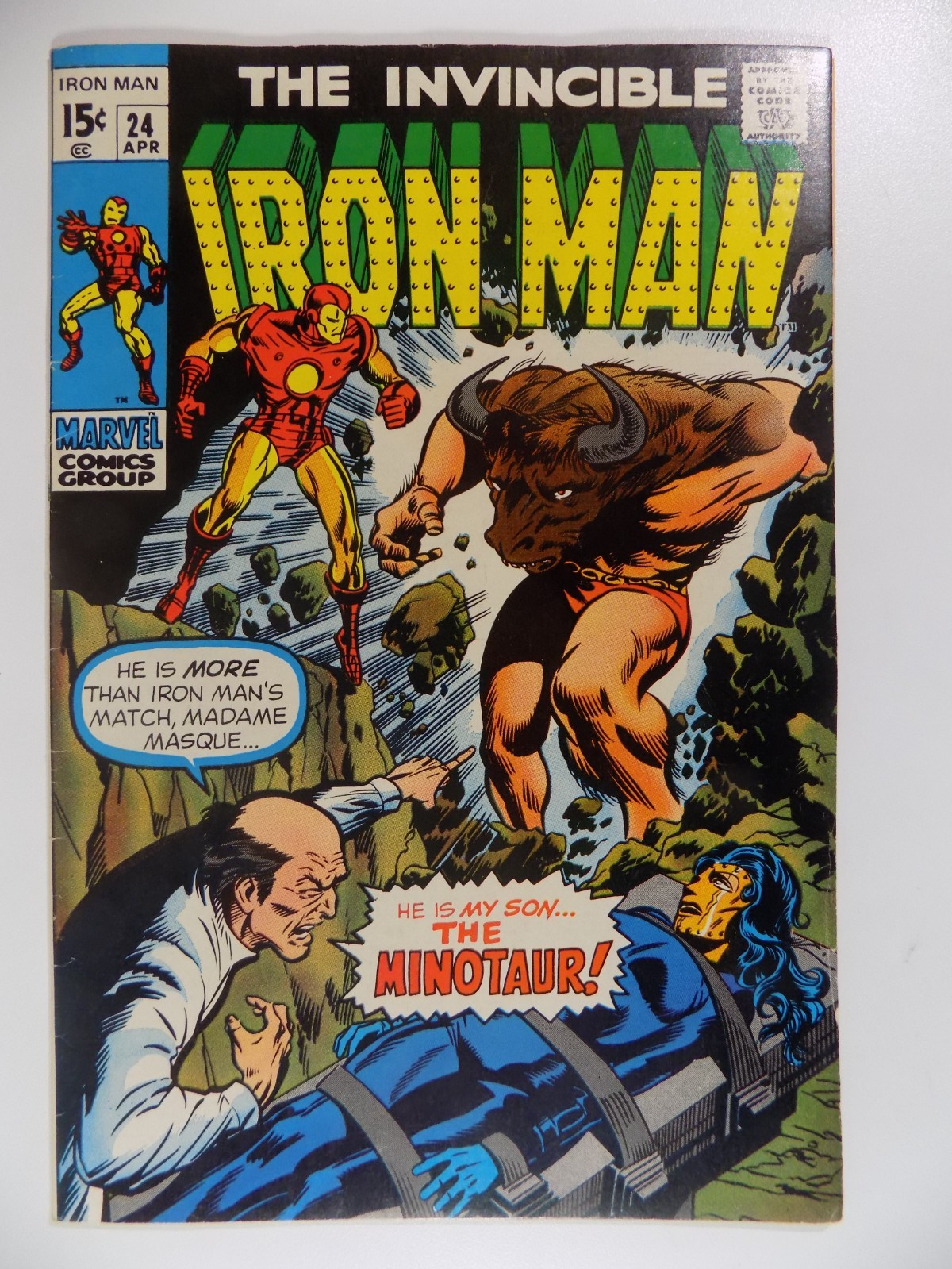 Iron Man #24 Marvel Comic April 1970 Very Fine-