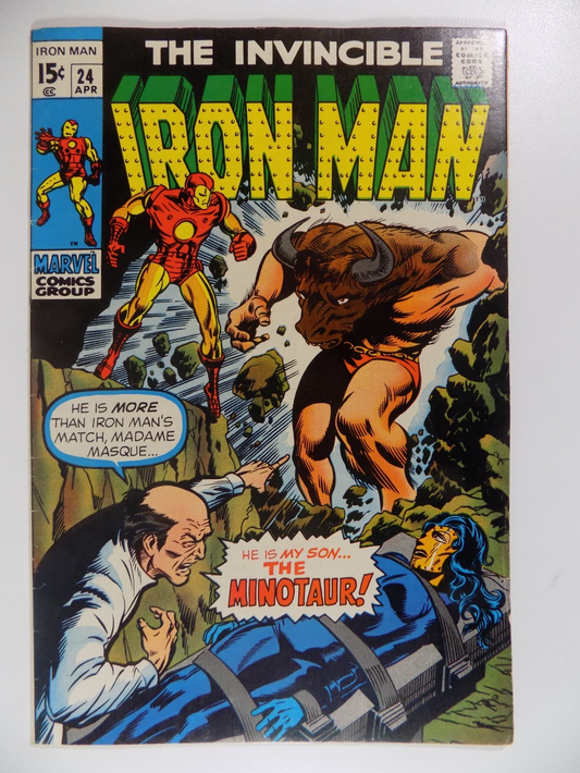 Iron Man #24 Marvel Comic April 1970 Very Fine-