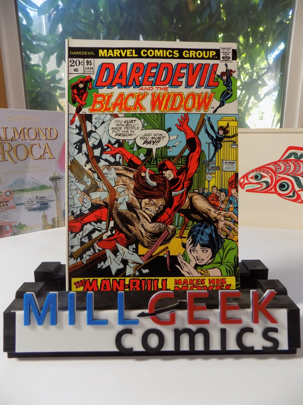 Daredevil #95 Marvel Comic January 1973 Very Fine-