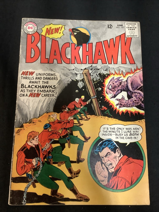 Blackhawk #197 (DC Comics June 1964) VF- (7.5) Dick Dillan/Henry Boltinoff