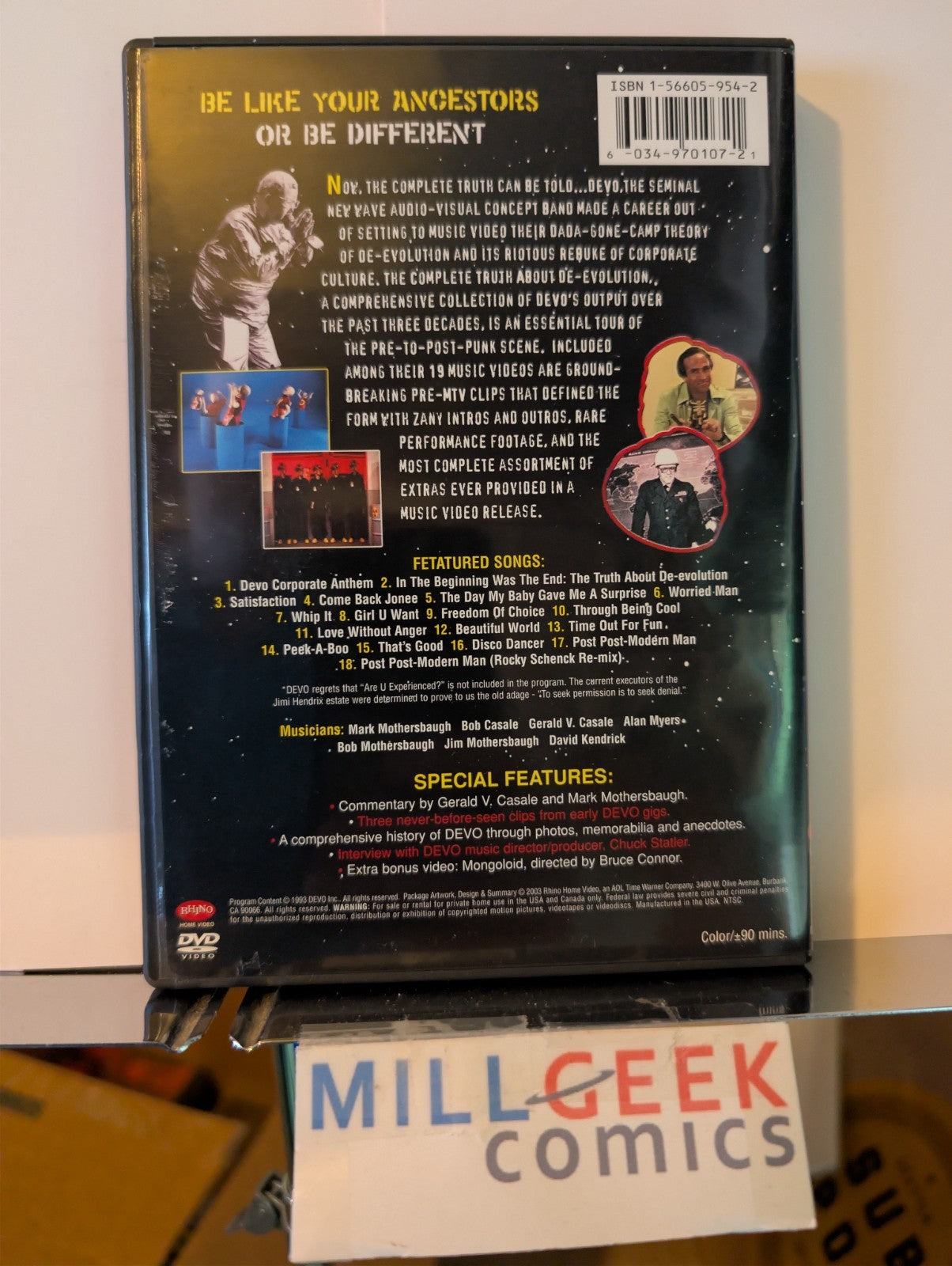 Devo, The Complete Truth About De-Evolution / The Howlin' Wolf Story (DVD) -JD