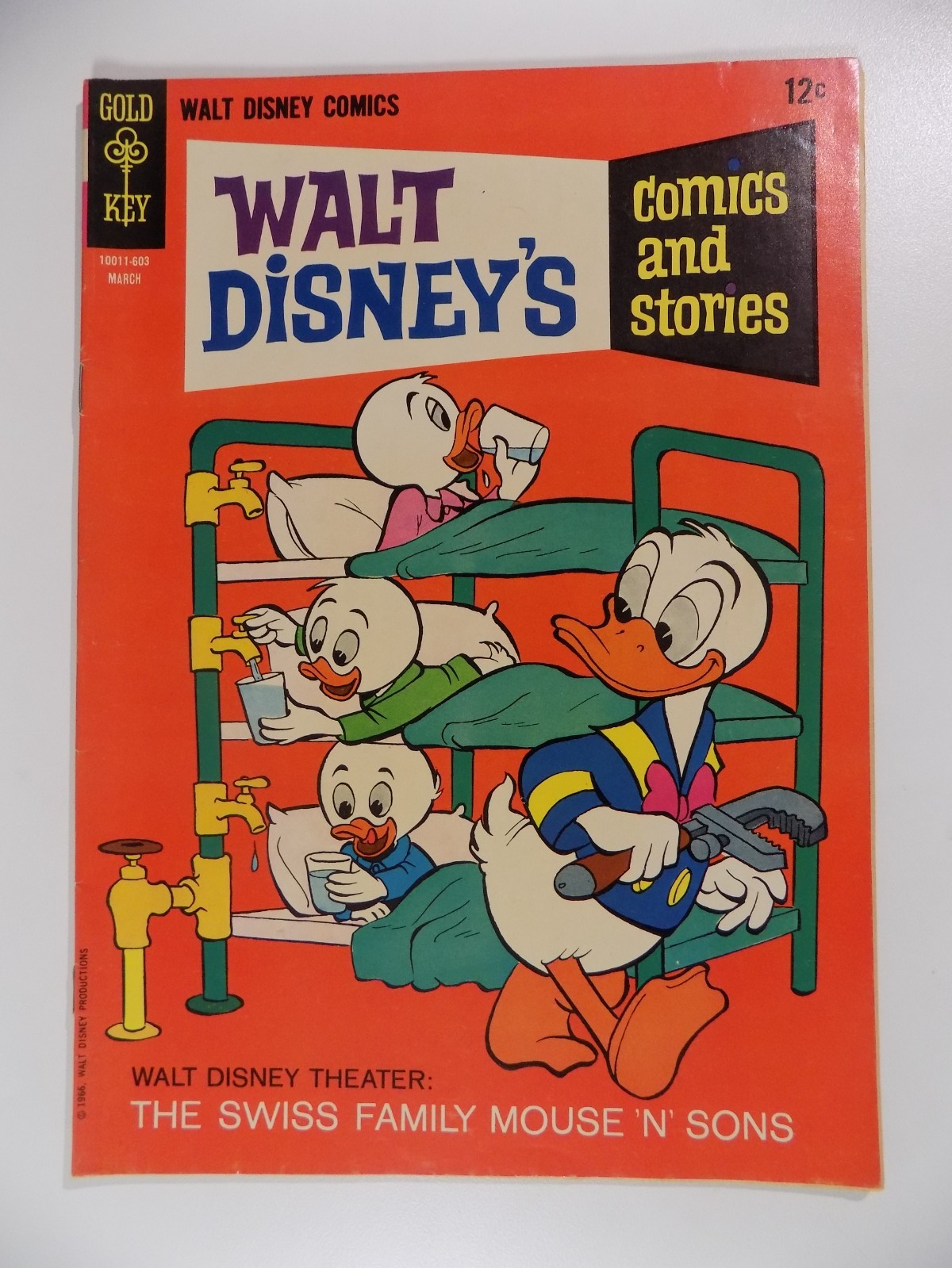Walt Disney's Comics and Stories #306 Gold Key Comic March 1966 Very Fine+
