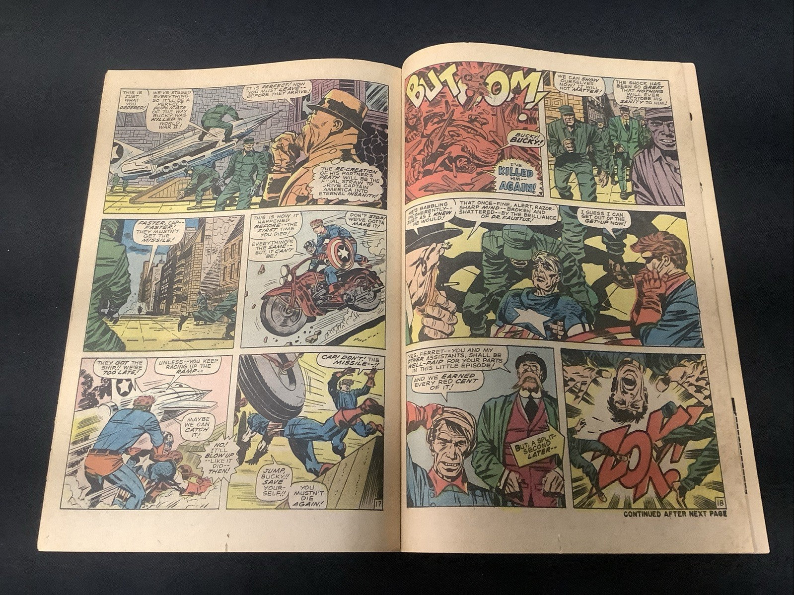 Captain America #107 (Marvel Comics November 1968) VG+ (4.5) Jack Kirby/Stan Lee