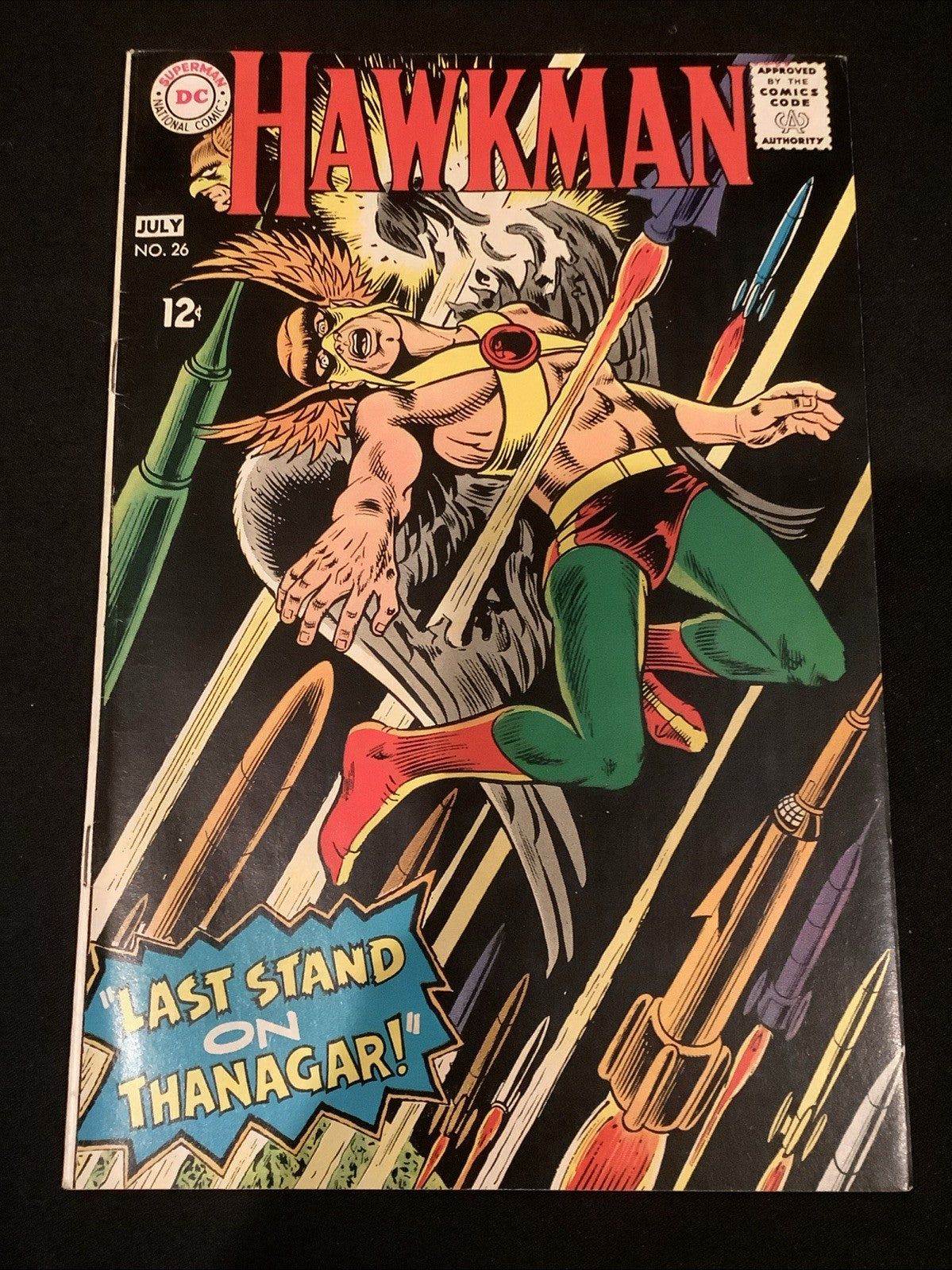 Hawkman #26 (DC Comics June-July 1968) VF- (7.5) Dick Dillin, Joe Simon