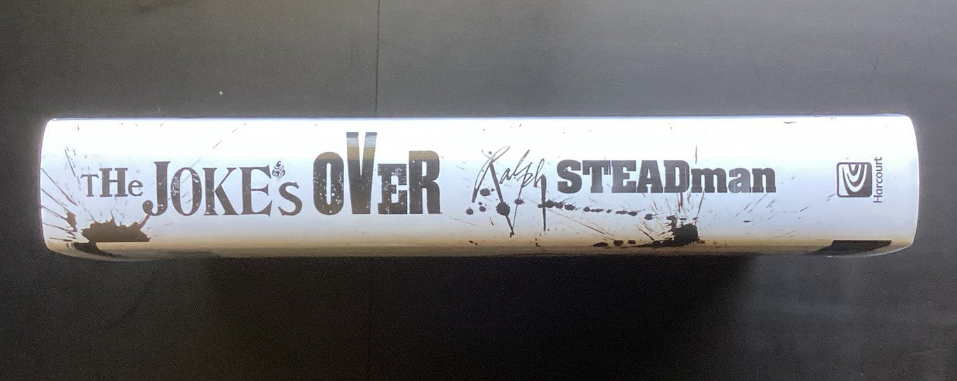 THE JOKE'S OVER By Ralph Steadman Gonzo Hunter S. Thompson HCDJ  1st Edition JD