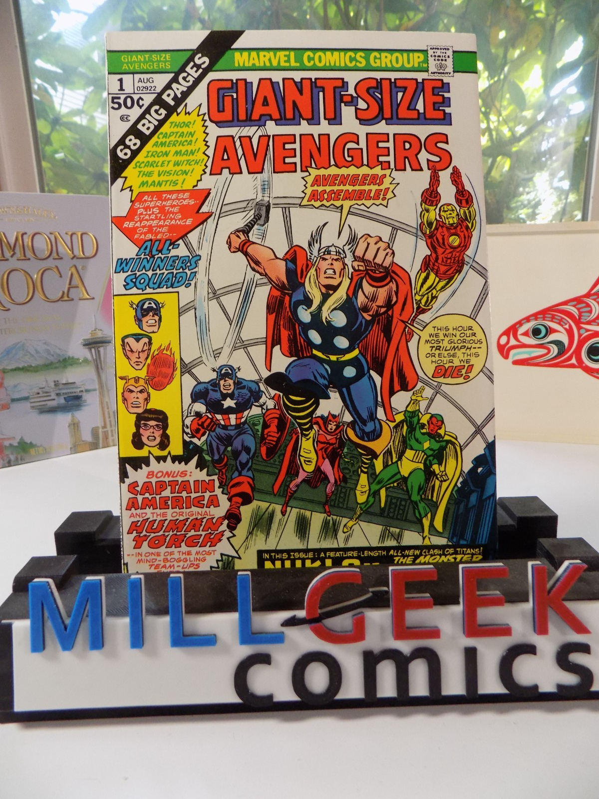 Giant-Size Avengers #1 Marvel Comic August 1974 Very Fine