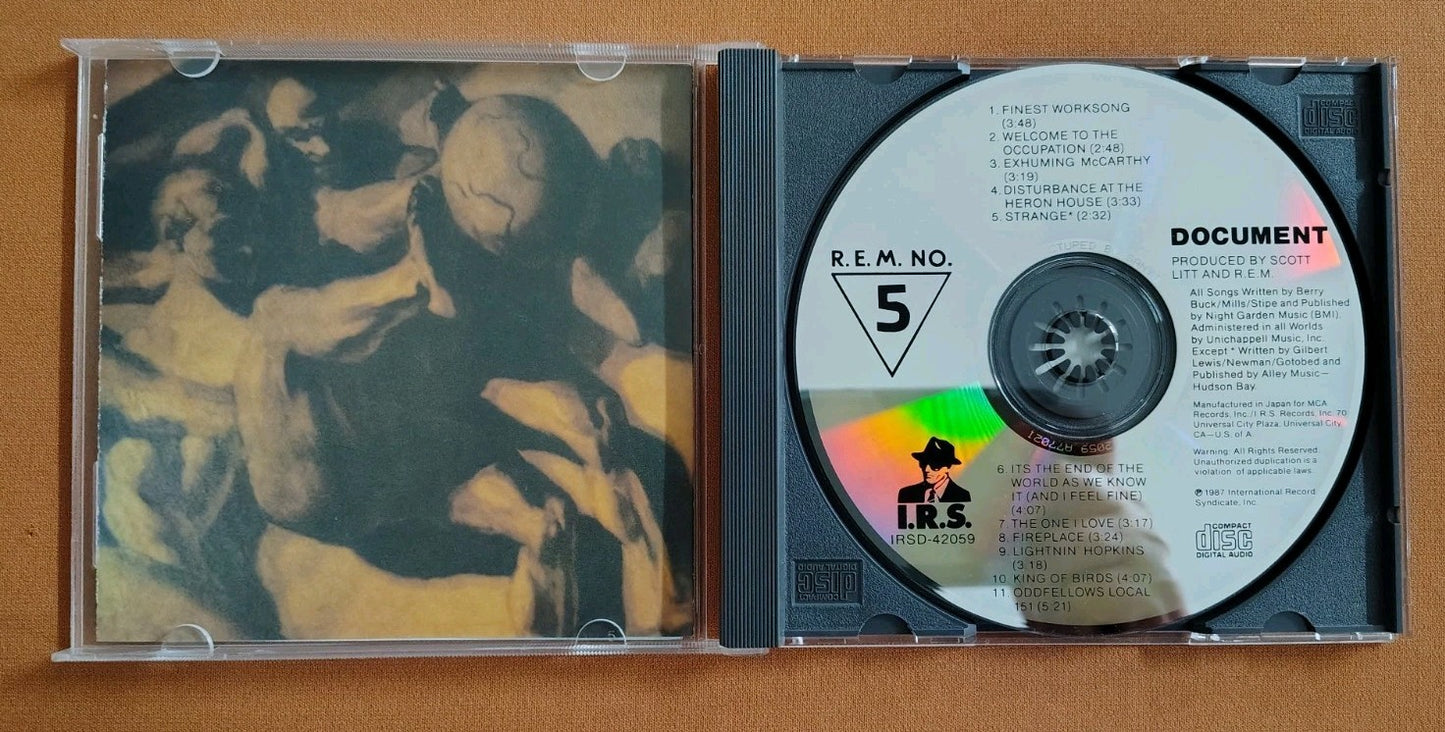 R.E.M. 4 CD Lot, New (Green, Document, Out Of Time) JD