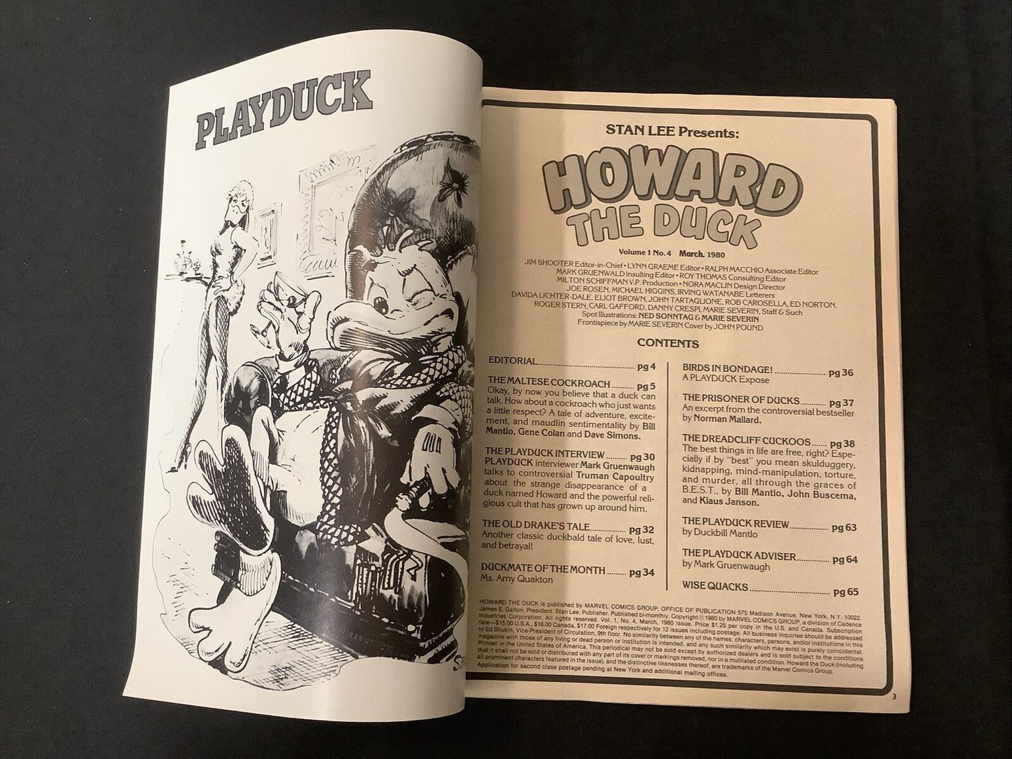 HOWARD THE DUCK Magazine #4 (1980) NM- (9.2) Gene Colan & Dave Simons