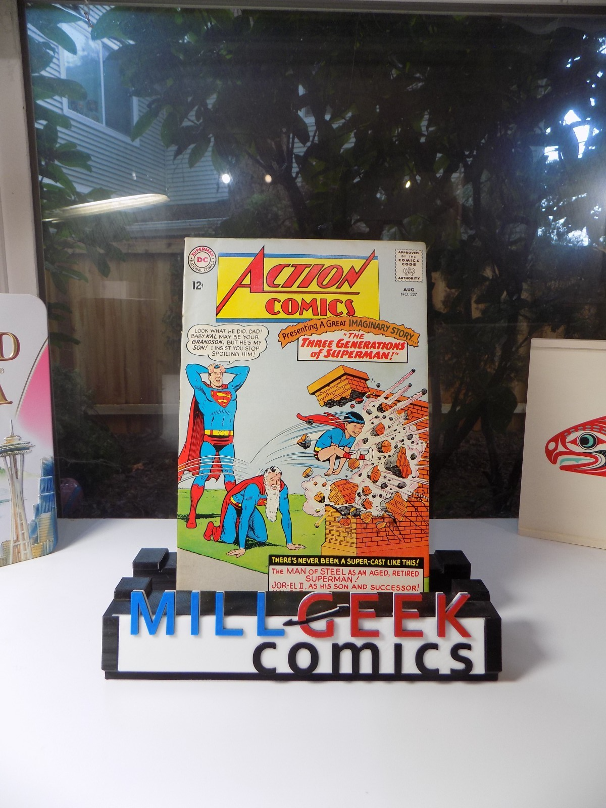 Action #327 DC Comic August 1965 Very Fine+