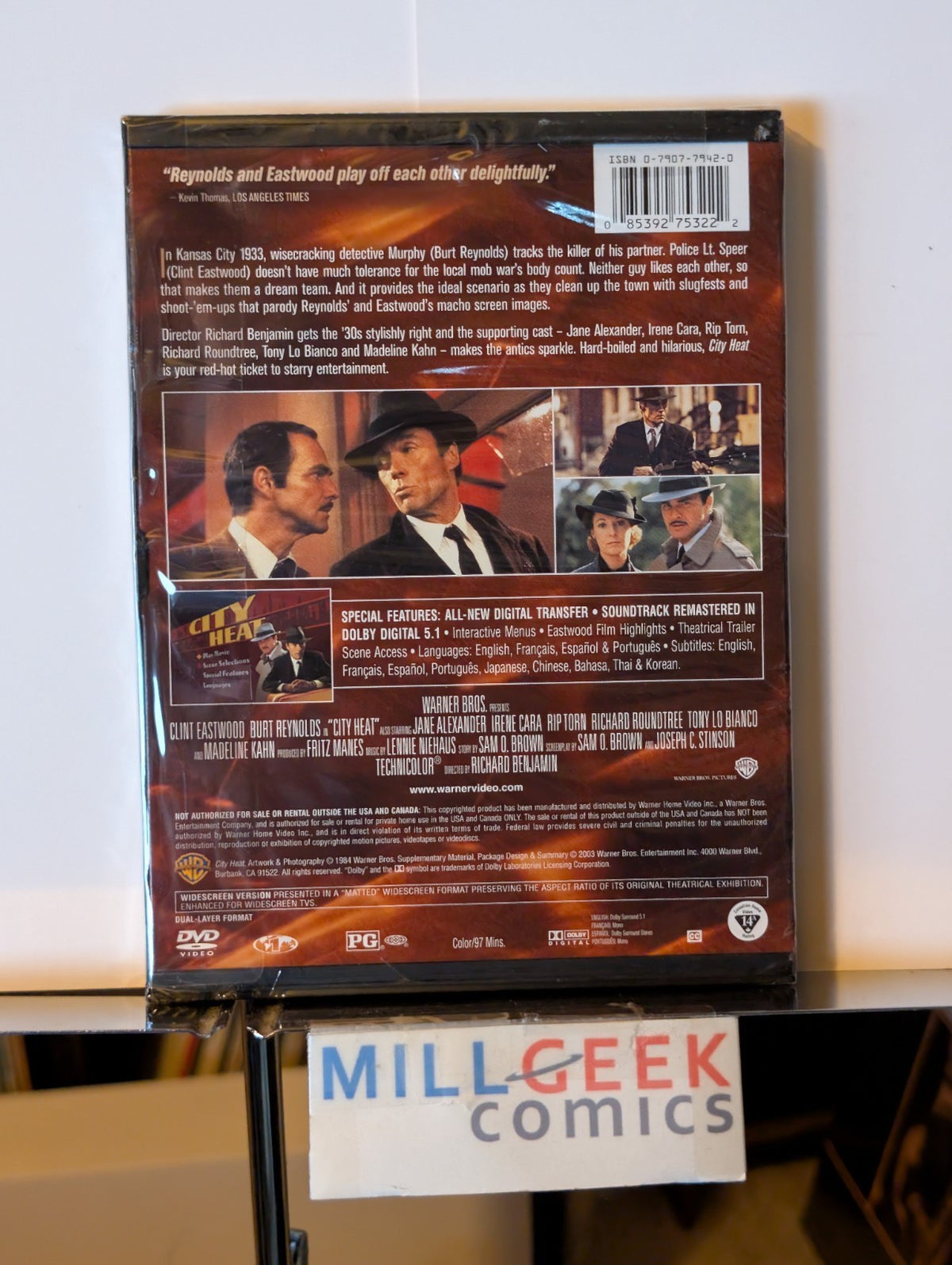 City Heat, Clint Eastwood & Burt Reynolds (DVD 1984) -JD