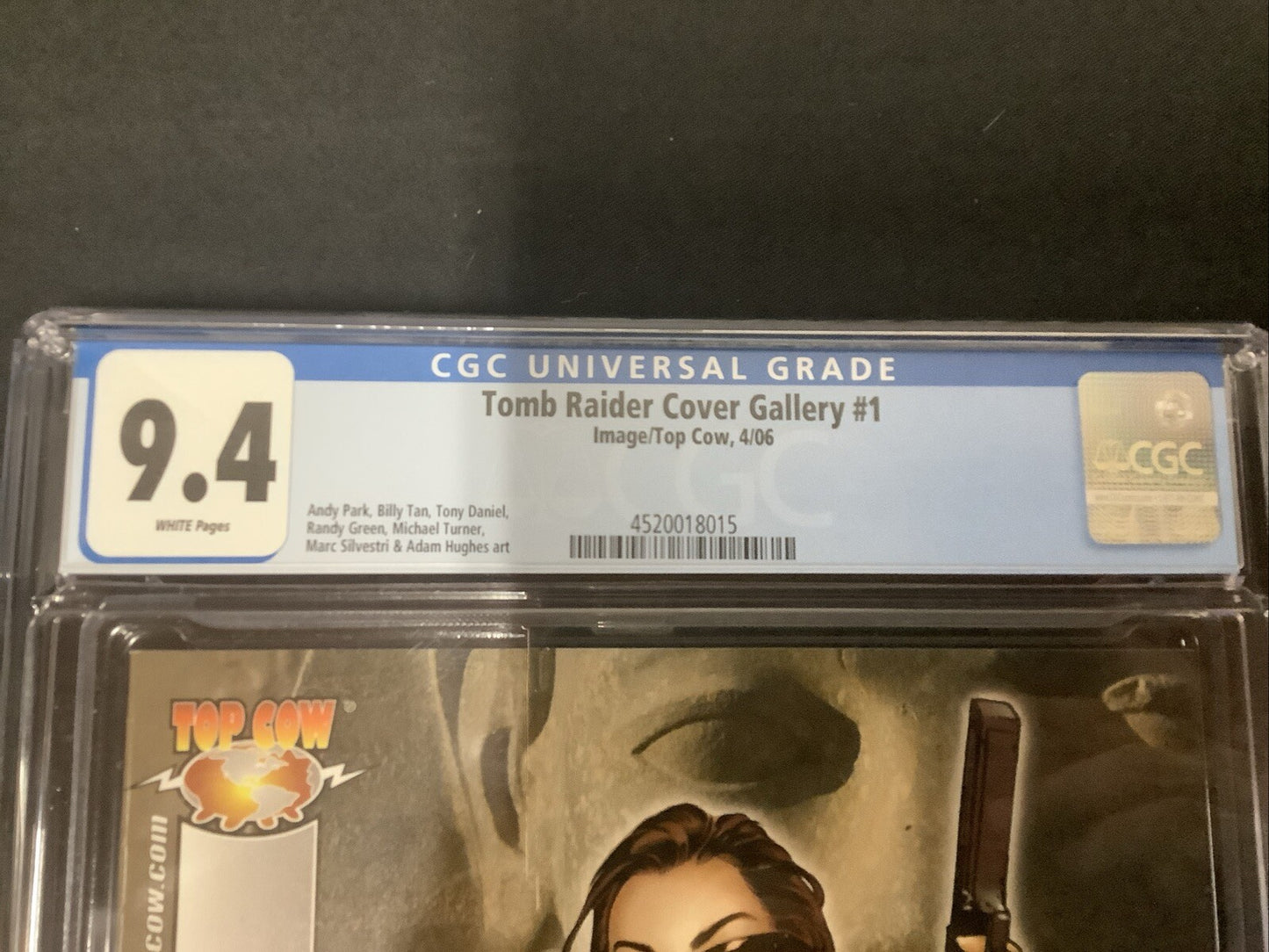 Tomb Raider Cover Gallery #1 (2006) CGC Graded 9.4, White Pages, Adam Hughes