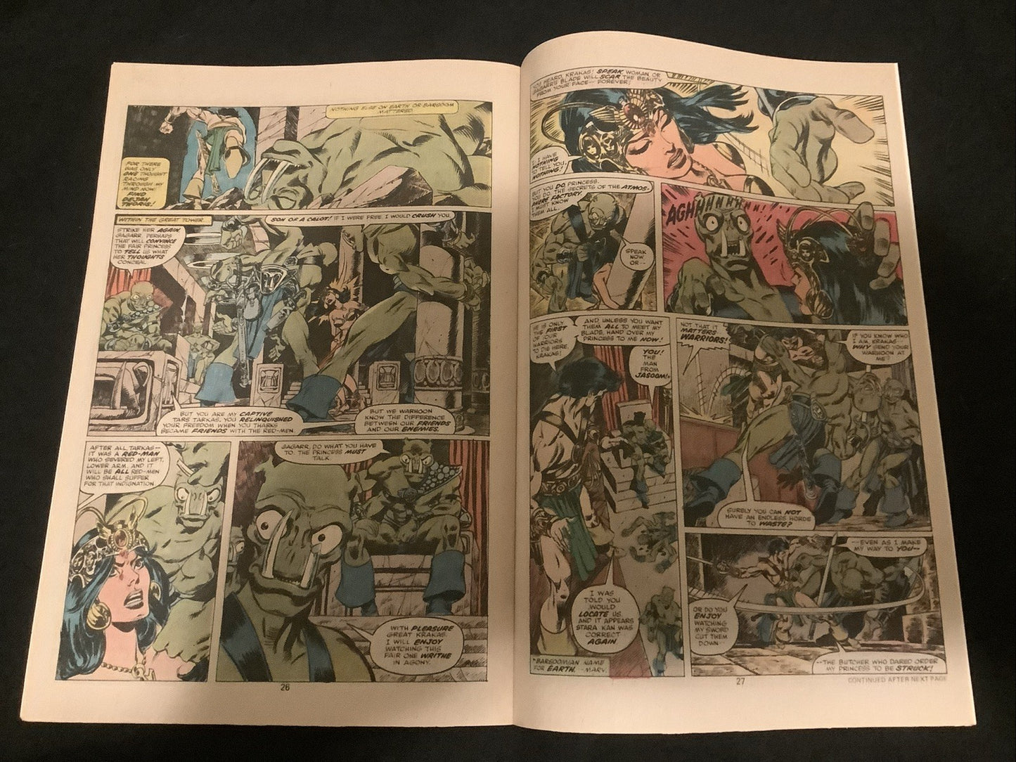 John Carter Warlord of Mars #1 (Marvel Comics June 1977) VF/NM (9.0) Wolfman