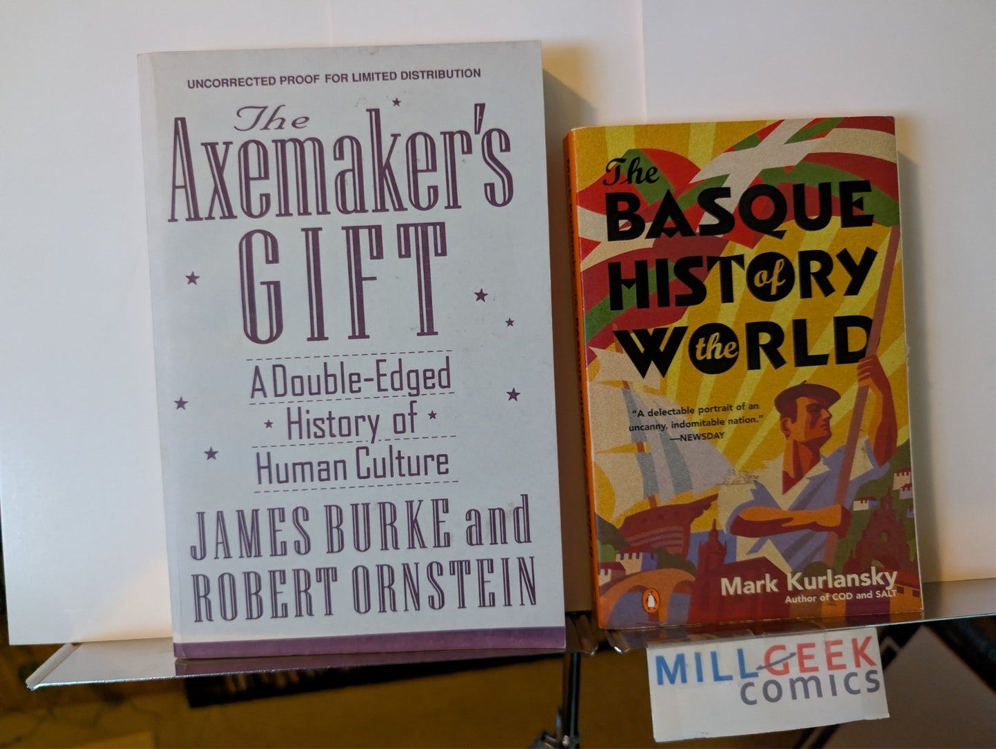 The Axemaker's Gift / The Basque History of the World, Burke & Kurlansky -JD