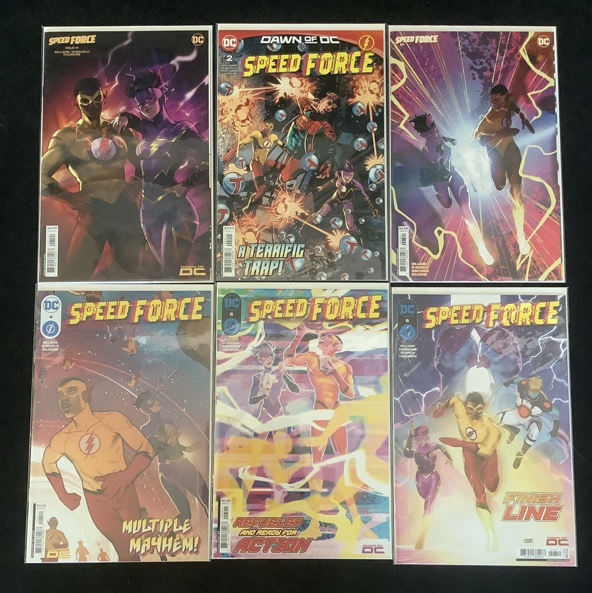 Speed Force #1-6 Complete Comic Series, DC Comics, Jarrett Williams, 2024