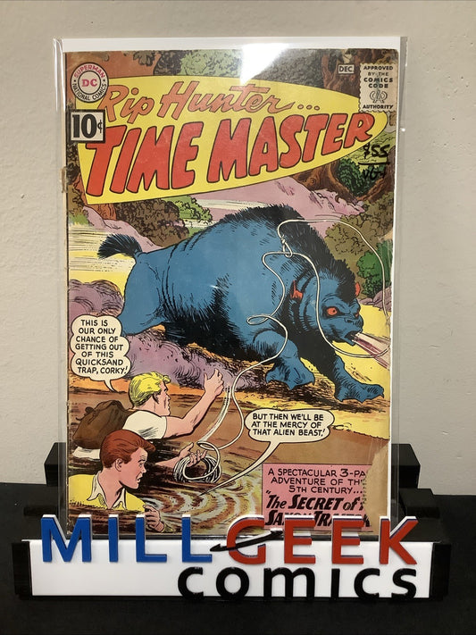 Rip Hunter...Time Master #5 (DC Comics Nov-Dec 1961) VG+ (4.5) See Graders Notes