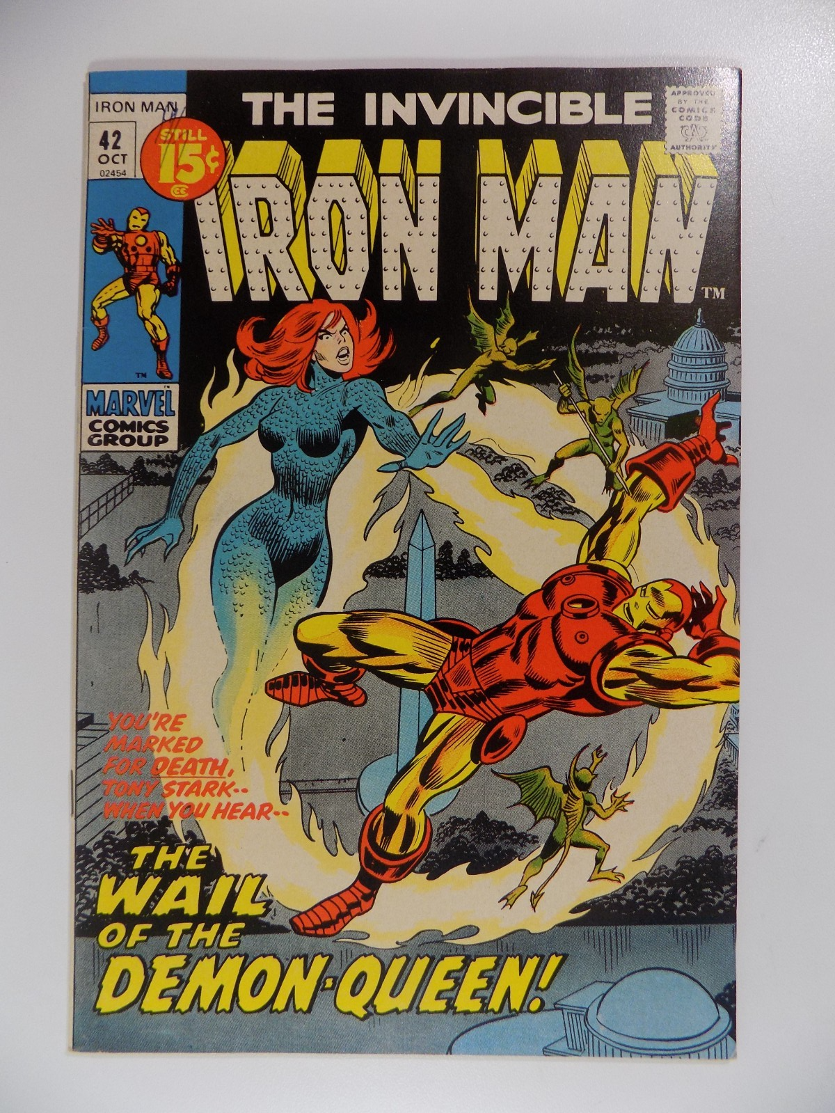 Iron Man #42 Marvel Comic October 1971 Very Fine+