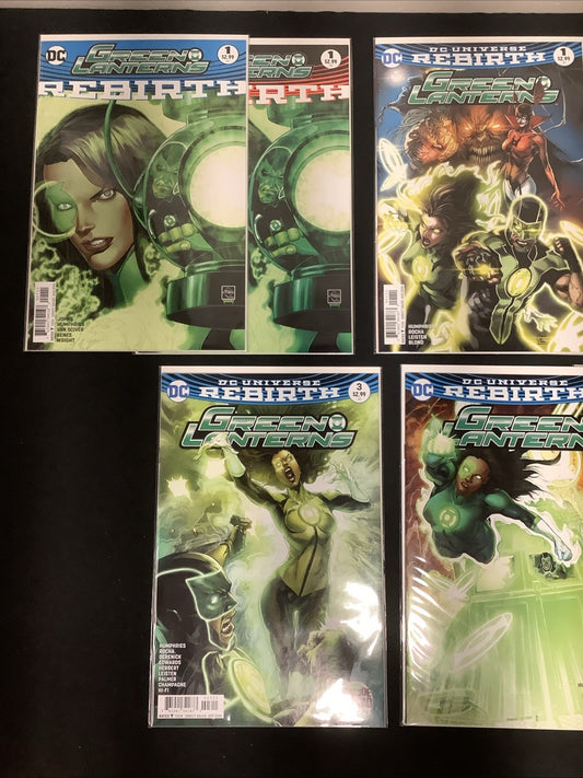 Green Lanterns #1-5 + Rebirth #1, DC Comics, Sam Humphries, Multiple Variants