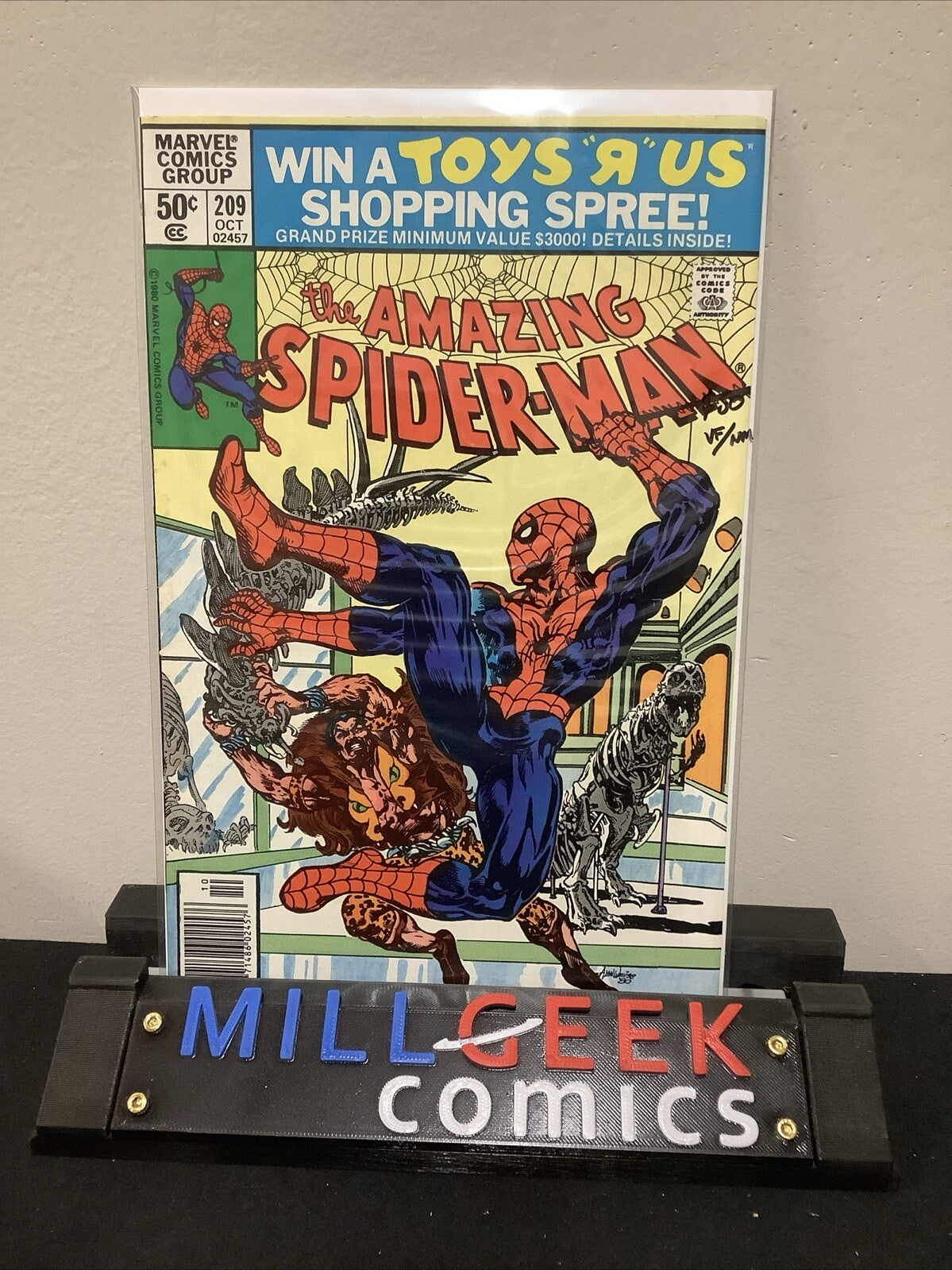 AMAZING SPIDER-MAN #209 (1980 VF/NM (9.0) 1st App Calysto, Newsstand Edition