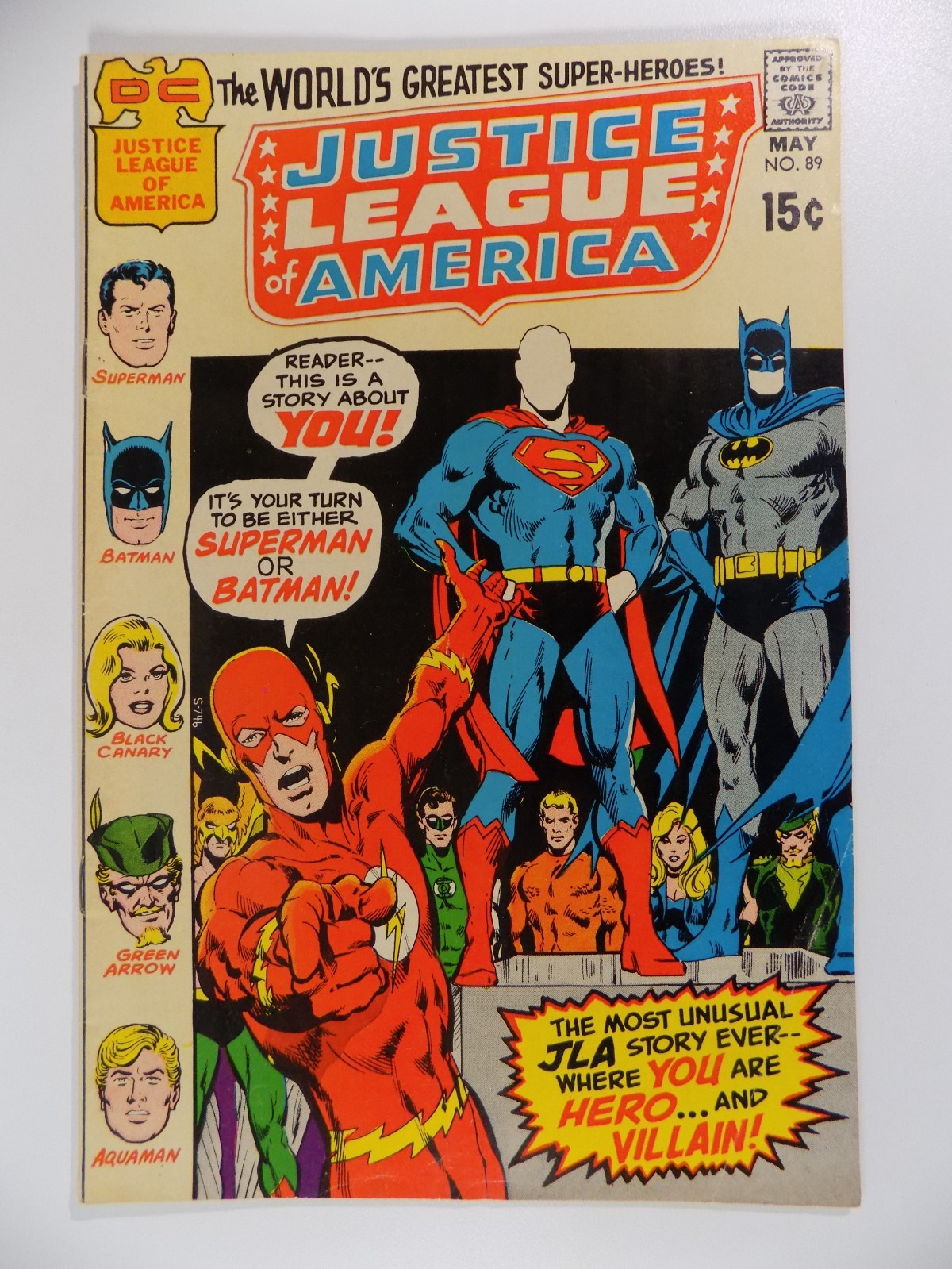 Justice League of America #89 DC Comic May 1971 Very Fine-